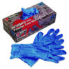 Nitri-Med Disposable Nitrile Gloves, Blue, X-Large, 100/Box