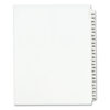 Preprinted Legal Exhibit Side Tab Index Dividers, Avery Style, 25-Tab, 351 to 375, 11 x 8.5, White, 1 Set, (1344)