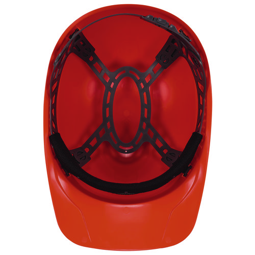 Skullerz 8951 Vented Hard Shell Bump Cap, Short Brim, Orange