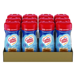 Non-Dairy Powdered Creamer, French Vanilla, 15 oz Canister, 12/Carton