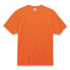 GloWear 8089 Non-Certified Hi-Vis T-Shirt, Polyester, Large, Orange