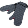 Bestguard Oven Mitt, 17", WebGuard Plus Fabric, Black, Pair