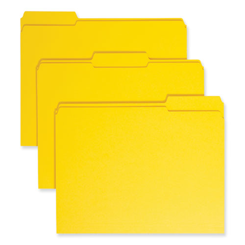Smead Colored 1/3 Tab Cut Letter Recycled Top Tab File Folder
