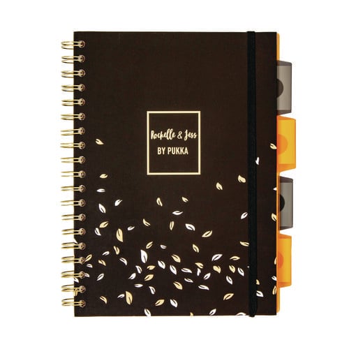 B5 Size Project Book, 4-Subject, Medium/College Rule, Assorted Floral Covers, (100) 9.8 x 6.9 Sheets, 3/Pack