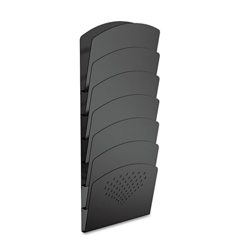 Safco Seven Pocket Letter/Legal Steel Wall Rack