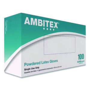 L5101 Series Powdered Latex Gloves, 4 mil, X-Large, Cream, 100/Box