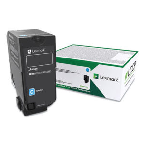 74C00CG Return Program Toner, 3,000 Page-Yield, Cyan