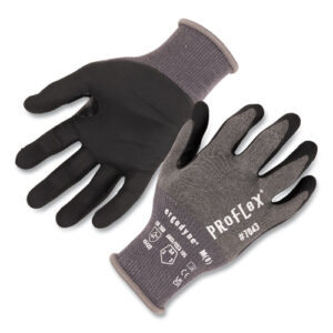 ProFlex 7043 ANSI A4 Nitrile Coated CR Gloves, Gray, X-Large, 1 Pair