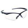 V60 Nemesis Rx Reader Safety Glasses, Black Frame, Smoke Lens, +2.0 Diopter Strength