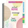Teacher Planners, Weekly/Monthly, Two-Page Spread, 11 x 8.5, Multicolor Cover, True to You Theme