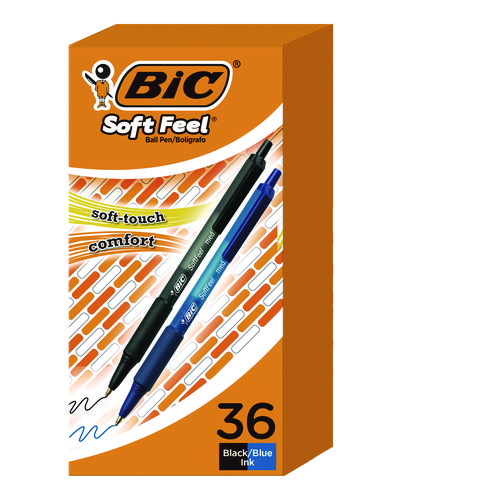 BIC SoftFeel Retractable Ball Pens