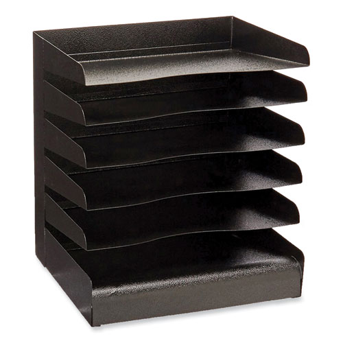 Safco Slanted Shelves Steel Desk Tray Sorter