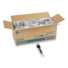 Individually Wrapped Heavyweight Soup Spoons, 5.75", Plastic, Black, 1,000/Carton