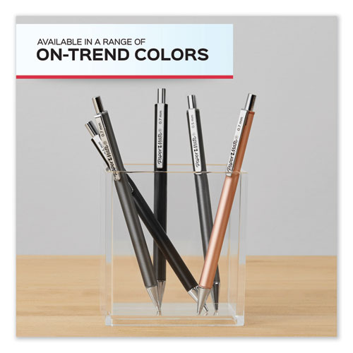 Advanced Mechanical Pencils, 0.5 mm, HB (#2), Black Lead, Gun Metal Gray Barrel