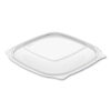 PresentaBowls Pro Clear Square Lids for 24 oz to 32 oz Bowls, 8.5 x 8.5 x 0.5, Clear, Plastic, 63/Bag, 4 Bags/Carton