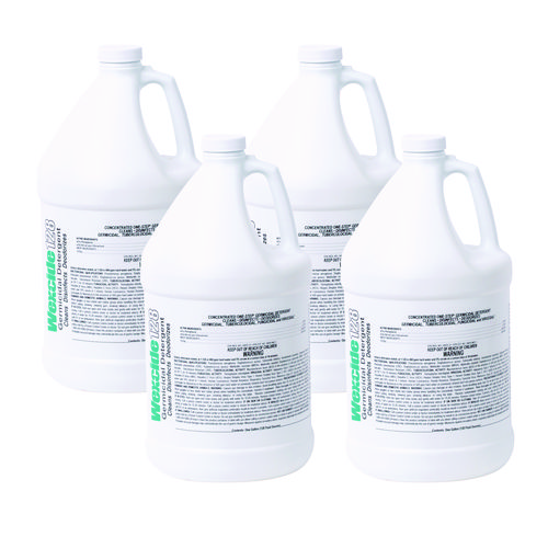 Wex-Cide Concentrated Disinfecting Cleaner, Nectar Scent, 128 oz Bottle, 4/Carton