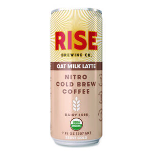 Nitro Cold Brew Latte, Oat Milk, 7 oz Can, 12/Carton