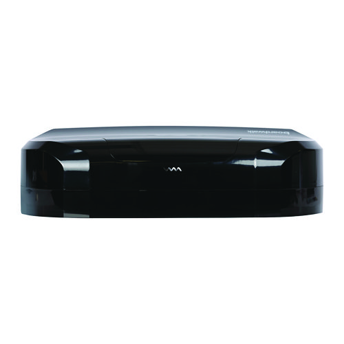 Jumbo Twin Toilet Tissue Dispenser, 20.25 x 6 x 12.25, Black
