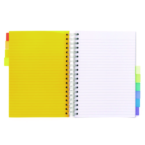 B5 Size 10-Subject Project Book, Medium/College Rule, White Cover, (200) 9.8 x 6.9 Sheets