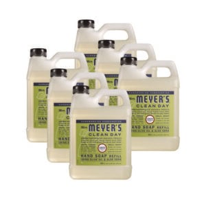 Clean Day Liquid Hand Soap Refill, Lemon Scent, 33 oz, 6/Carton