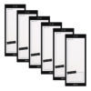 Magnetic To Do List, Unruled, 60 Black/White 3.5 x 8.5 Sheets, 6/Pack