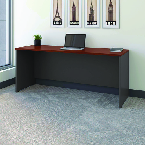 Series C Collection 72W Credenza Shell, 71.13w x 23.38d x 29.88h, Hansen Cherry