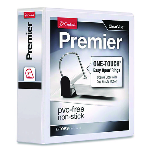 Cardinal EasyOpen Clearvue Slant D-Ring Binders