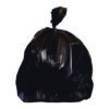 Linear Low-Density Can Liners, 56 gal, 1.7 mil, 43" x 47", Black, Flat Pack, 100/Carton