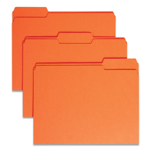 Smead Colored 1/3 Tab Cut Letter Recycled Top Tab File Folder