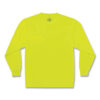 GloWear 8091 Non-Certified Hi-Vis Long Sleeve Shirt, Small, Lime