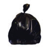 Reprocessed Resin Can Liners, 56 gal, 2 mil, 43" x 47", Black, 100/Carton