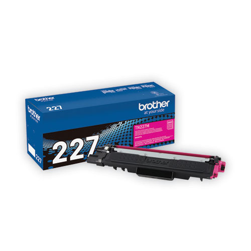 Brother TN-227M Original High Yield Laser Toner Cartridge - Magenta - 1 Each