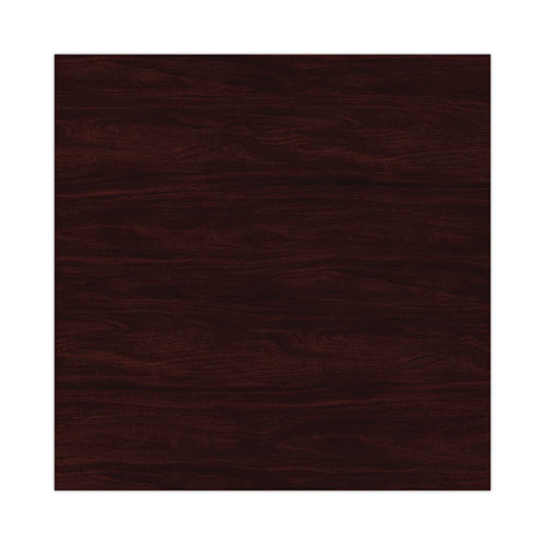 Alera Valencia Series Bookcase, Three-Shelf, 31.75w x 14d x 39.38h, Mahogany
