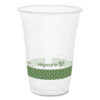 96-Series Cold Cup, 16 oz, Plastic, Clear/Green, 1,000/Carton