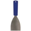 Putty Knife, 3" Wide, Stainless Steel Blade, Blue Polypropylene Handle
