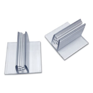 Personal Space Desk Divider Feet, For The Pencil Grip Personal Space Desk Dividers, Clear, 48/Pack