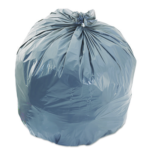 Linear Low-Density Can Liners, 33 gal, 1.1 mil, 33" x 39", Gray, 250/Carton