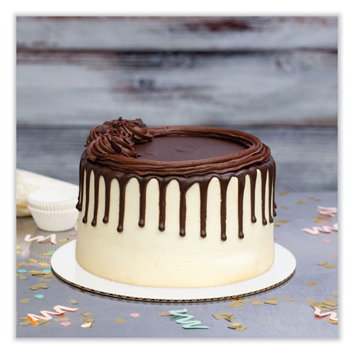 Bright White Cake Circles, 14" Diameter, White, Paper, 100/Carton