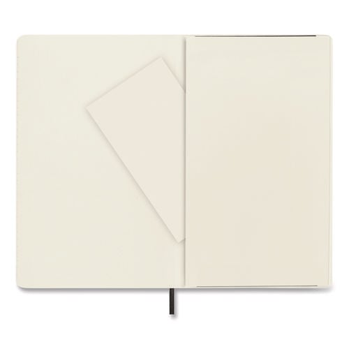 Classic Softcover Notebook, 1-Subject, Narrow Rule, Black Cover, (192) 8.25 x 5 Sheets