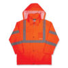 GloWear 8366 Class 3 Lightweight Hi-Vis Rain Jacket, Polyester, Medium, Orange