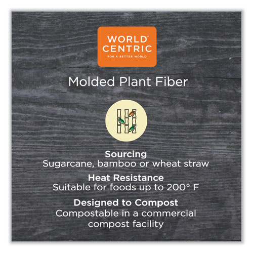 Fiber Containers, 60 oz, 7.5 x 9.8 x 2.7, Natural, Paper, 400/Carton