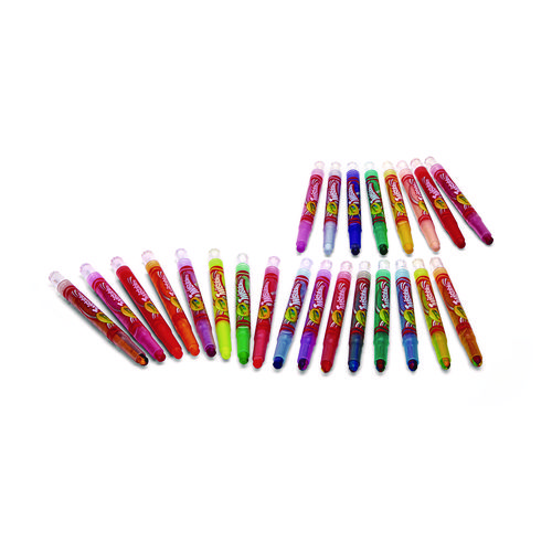 Twistables Mini Crayons, Fun Effects, Assorted, 24/Pack