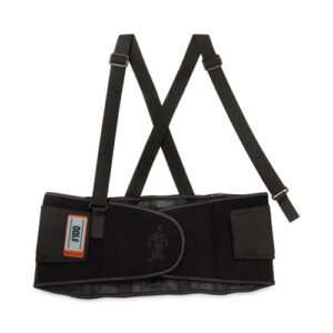 ProFlex 100 Economy Spandex Back Support Brace, Small, 25" to 30" Waist, Black