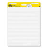 Vertical-Orientation Self-Stick Easel Pads, Wide Ruled, 25 x 30, White, 30 Sheets/Pad, 6 Pads/Pack