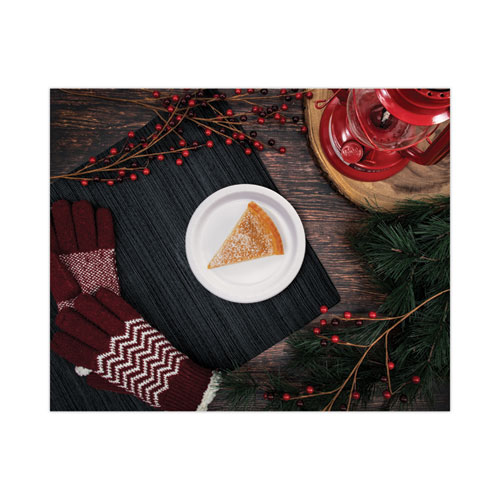Bare Eco-Forward Clay-Coated Paper Dinnerware, ProPlanet Seal, Plate, 6" dia, White, 1,000/Carton