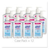 Advanced Hand Sanitizer Refreshing Gel, 12 oz Pump Bottle, Clean Scent, 12/Carton