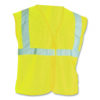 ANSI Class 2 Hook and Loop Safety Vest, 2X-Large, Hi-Viz Lime Yellow