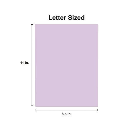 Deluxe Colored Paper, 20 lb Bond Weight, 8.5 x 11, Orchid, 500/Ream