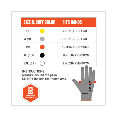 ProFlex 7024 ANSI A2 PU Coated CR Gloves, Gray, 2X-Large, Pair