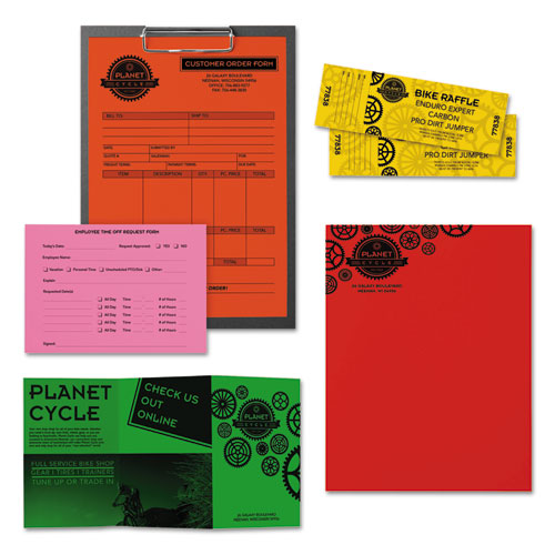 Color Paper -"Vintage" Assortment, 24 lb Bond Weight, 8.5 x 11, Assorted Vintage Colors, 500/Ream